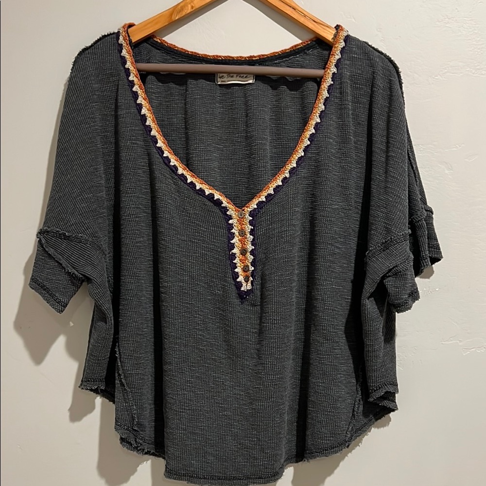 We The Free Thermal Charcoal Top